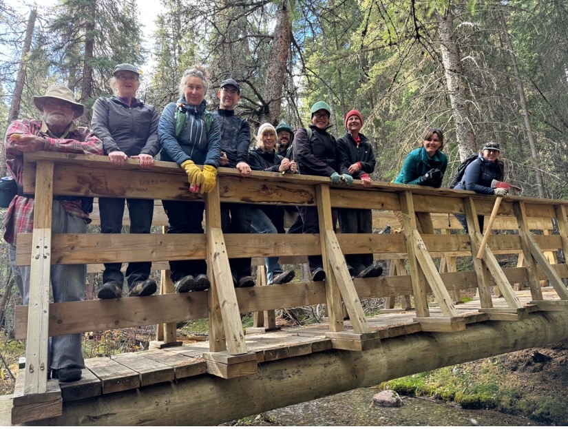 Volunteers on Star Creek Falls Loop
